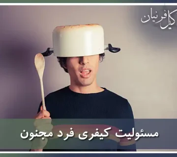 مسئولیت کیفری فرد مجنون